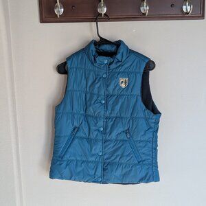 American Eagle Dark Teal Puffer Vest Size Medium